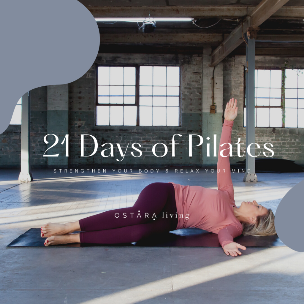image for the 21 days of pilates free online challenge